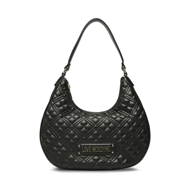 Hobo Bag a Spalla LOVE MOSCHINO linea Quilted colore Nero