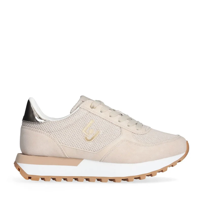 Sneakers Running LIU JO Evelyn 915 in Microfibra e Mesh Sand