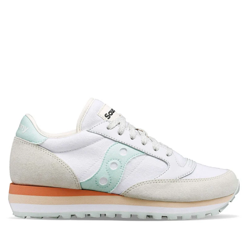 Scarpe Donna Saucony Sneakers Jazz Triple White - Light Blue