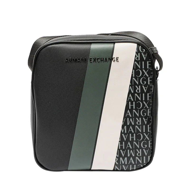 Borsello Uomo Armani Exchange Colore Black - Agave Green - XM000162