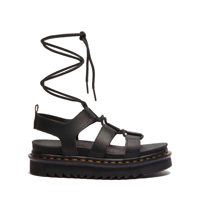 Sandali Donna DR. MARTENS linea Nartilla in Pelle Athena Nera