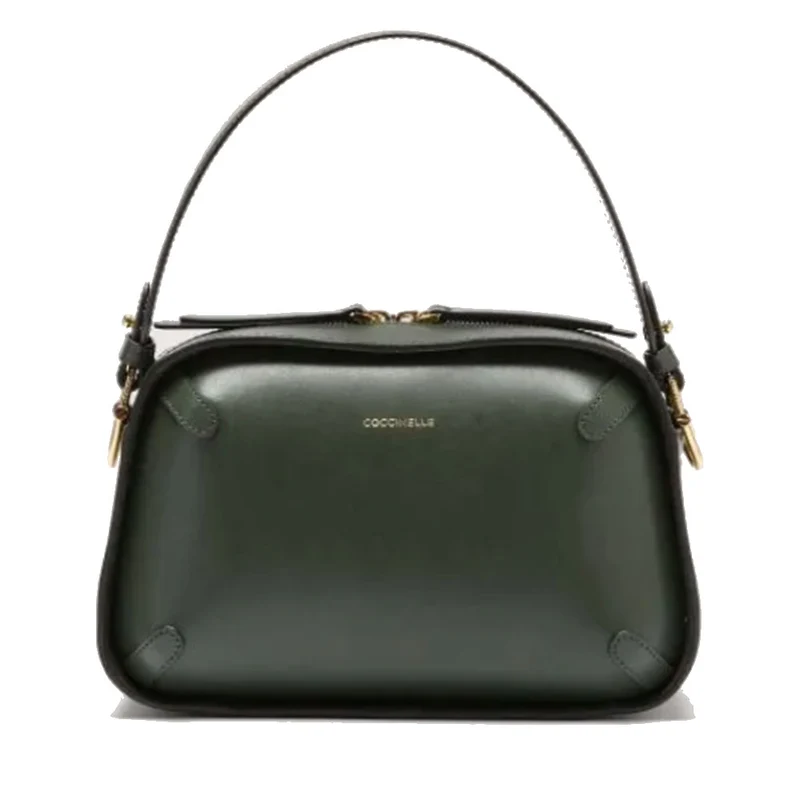 Borsa Donna a Mano COCCINELLE in Pelle linea Maleta Calf Cocker Small Colore Alga