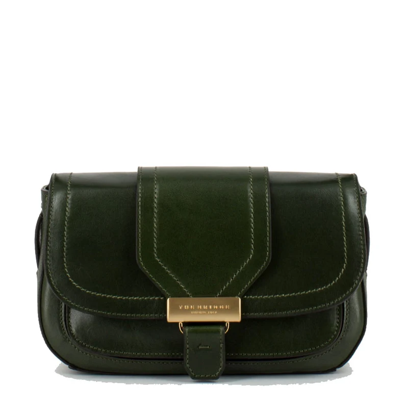 Borsa Donna a Spalla THE BRIDGE linea Benedetta in Pelle Verde Tirolo