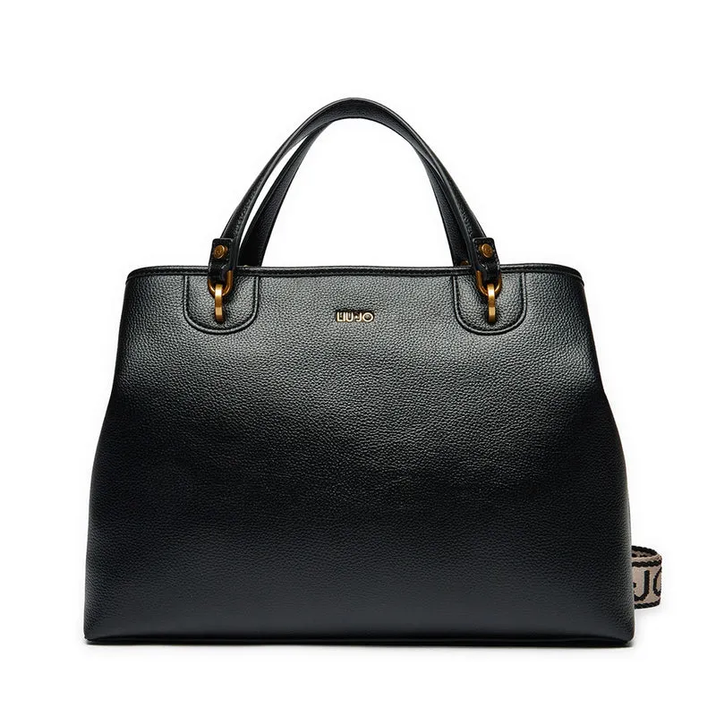 Borsa Donna a Mano Grande LIU JO Better con Pochette colore Nero