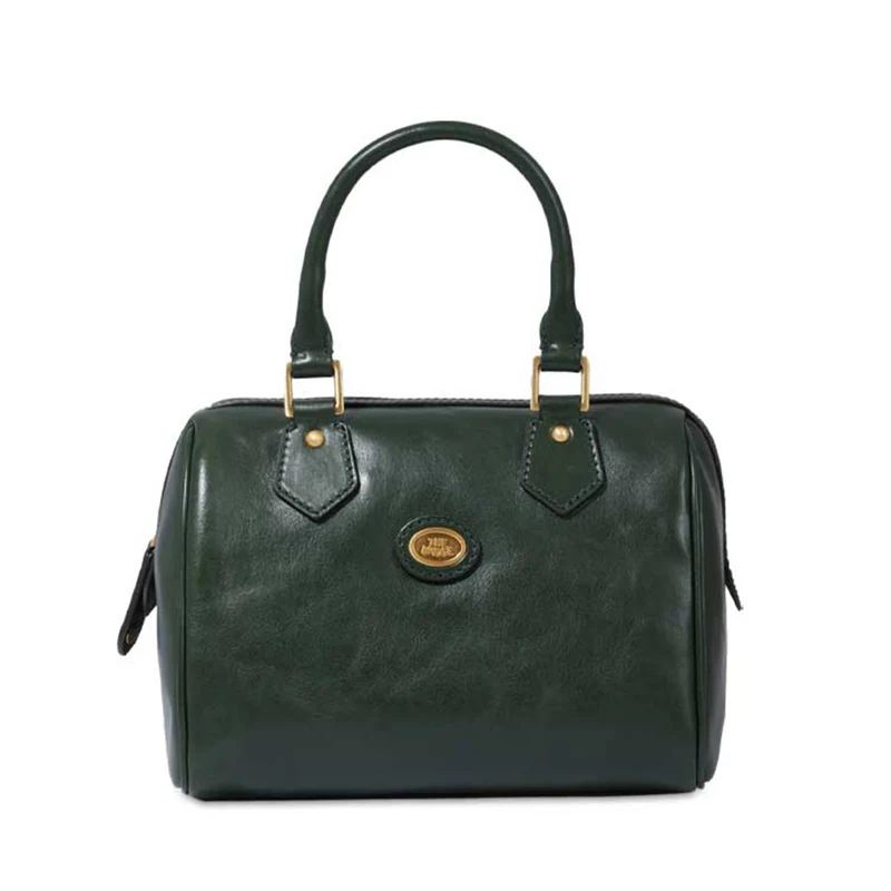 Borsa Donna a Bauletto a Mano THE BRIDGE linea Story in Pelle Verde Malachite