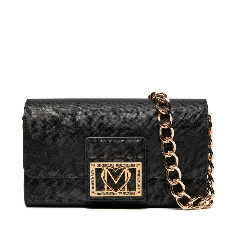 Borsa Donna a Spalla LOVE MOSCHINO linea Casual Chic colore Nero