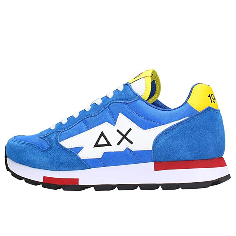 Scarpe Uomo Sun68 Sneakers Tom Solid Multicolor Royal