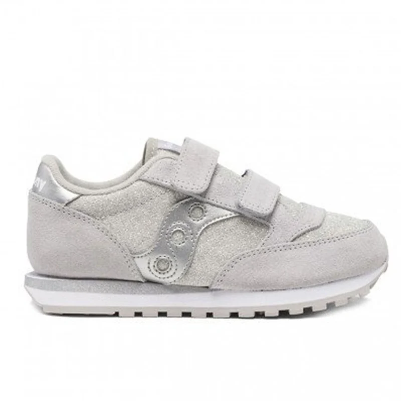 Scarpe Bambina Saucony Sneakers Jazz Double HL Kids Silver Metallic