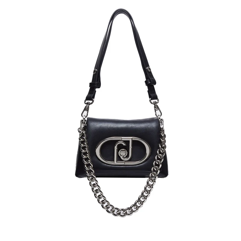 Borsa Donna a Spalla e Tracolla Small LIU JO linea La Puffy colore Nero