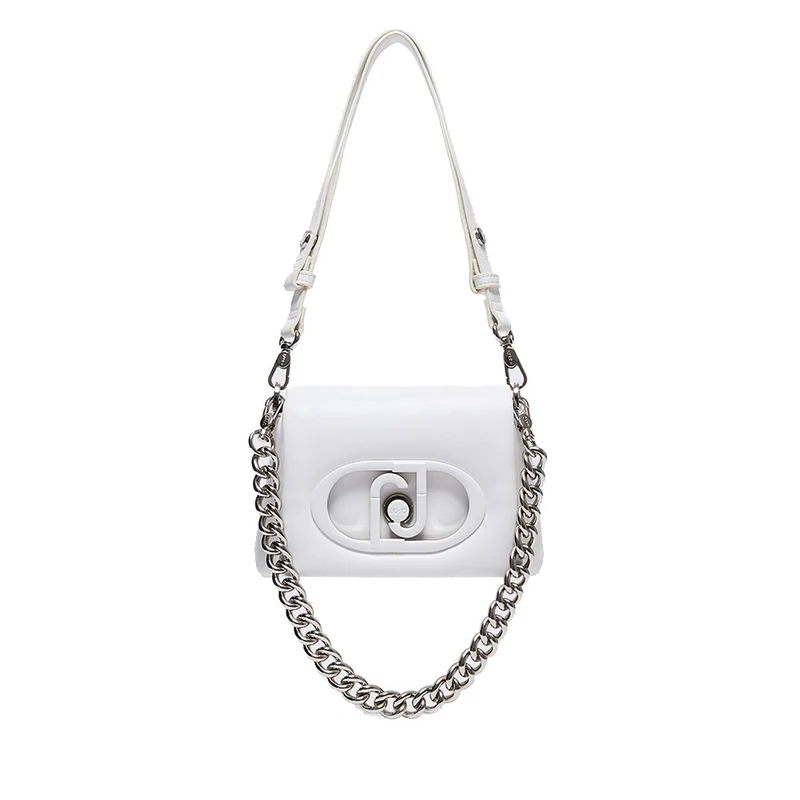 Borsa Donna a Spalla e Tracolla Small LIU JO linea La Puffy Off White