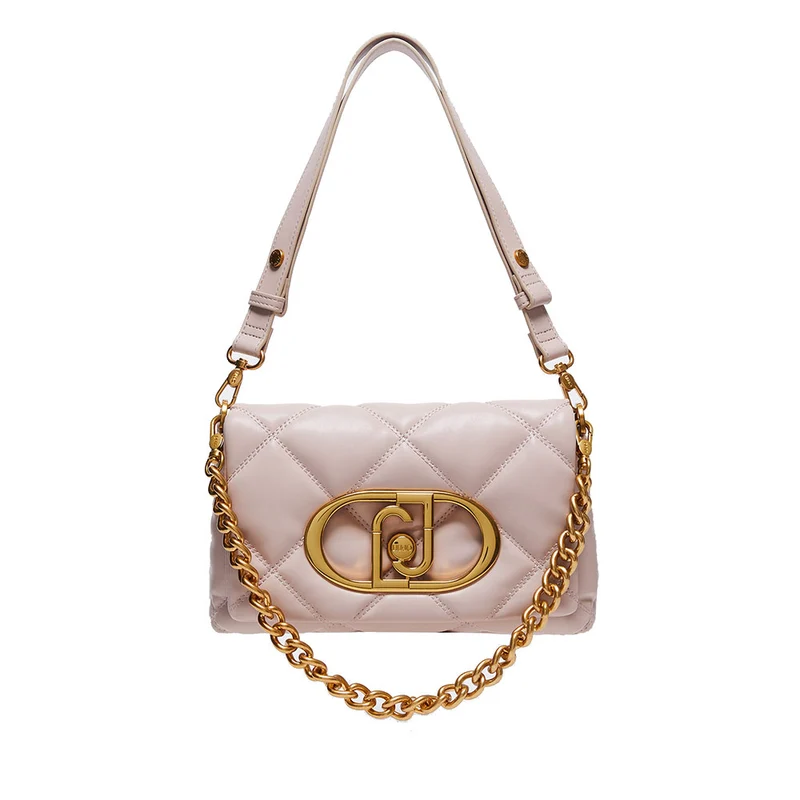 Borsa Donna a Spalla e Tracolla LIU JO linea La Puffy Trapuntata Rosa Antico