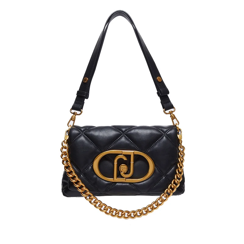 Borsa Donna a Spalla e Tracolla LIU JO linea La Puffy Trapuntata colore Nero