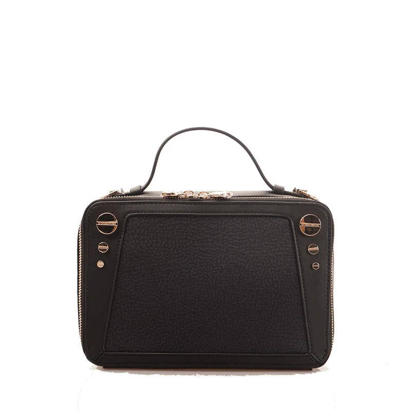 Camera Case Donna Media BORBONESE linea Road in Nylon OP Dark Black