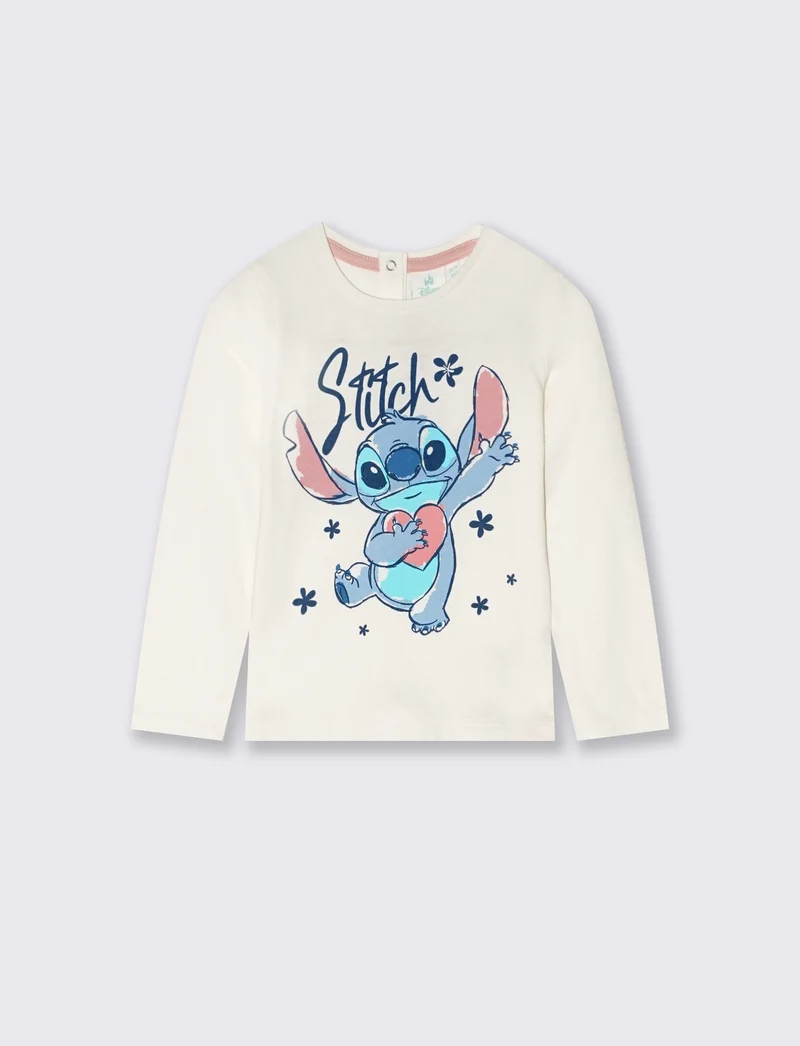 Maglietta Stitch - Bianco