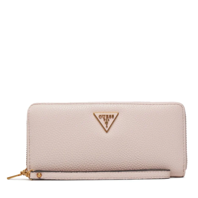 Portafoglio GUESS Chiuso con Zip Linea Laryn colore Light Rose