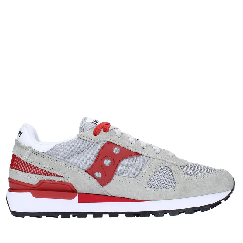 Scarpe Uomo Saucony Sneakers Shadow Original Grey - Red