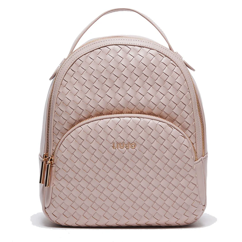 Zaino Donna LIU JO Better Intrecciato Rosa Antico
