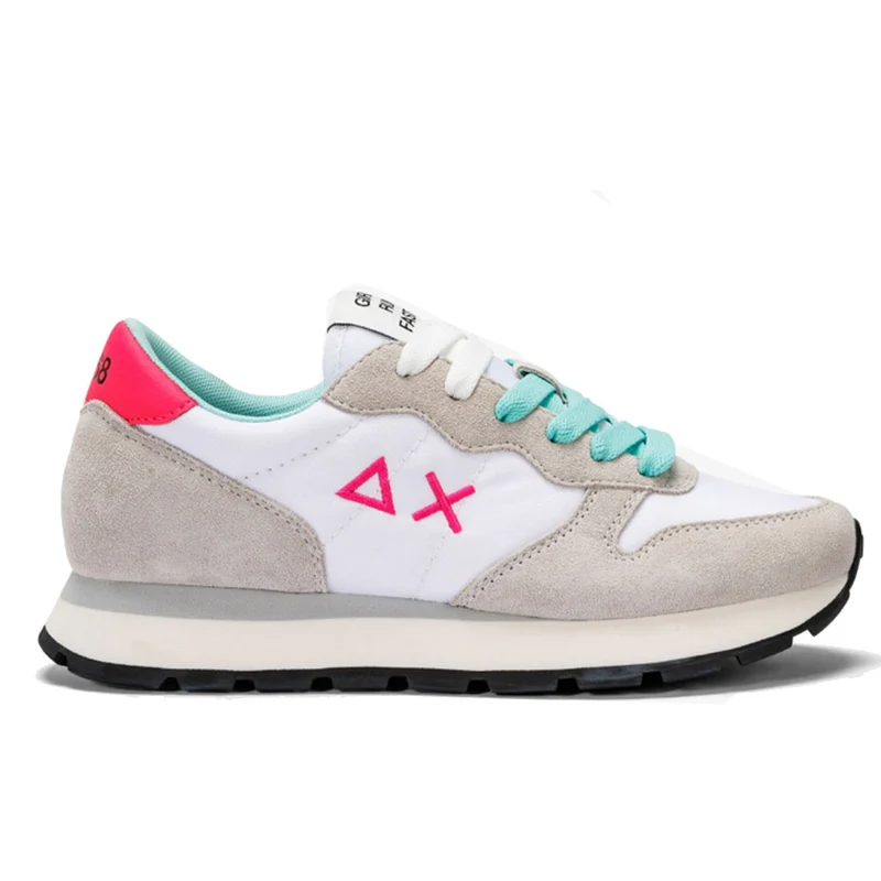 Scarpe Donna Sun68 Sneakers Ally Solid Nylon Bianco - Z34201