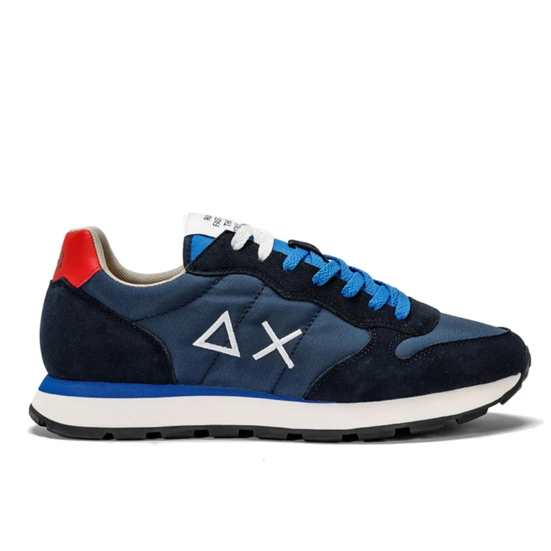 Scarpe Uomo Sun68 Sneakers Tom Solid Navy Blue - Z34101