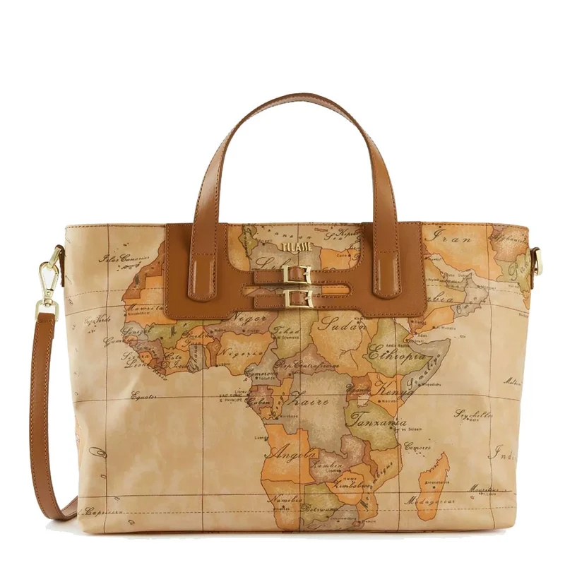 Borsa Donna a Mano 1A Classe Alviero Martini linea Soft Atlantic Geo Classic e Cuoio GZ71
