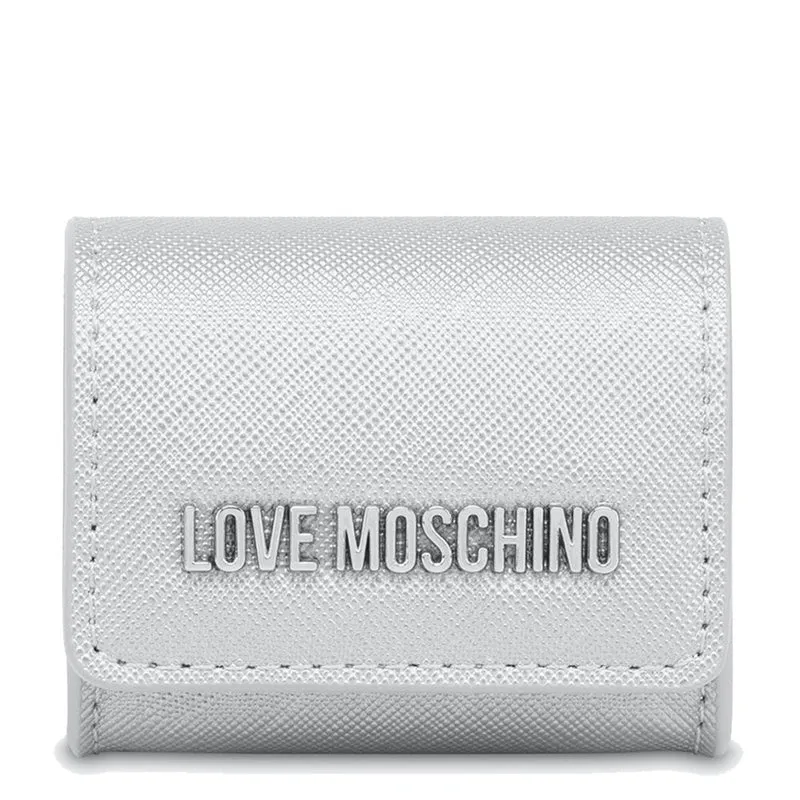Custodia per AirPods LOVE MOSCHINO linea Gift Capsule Argento