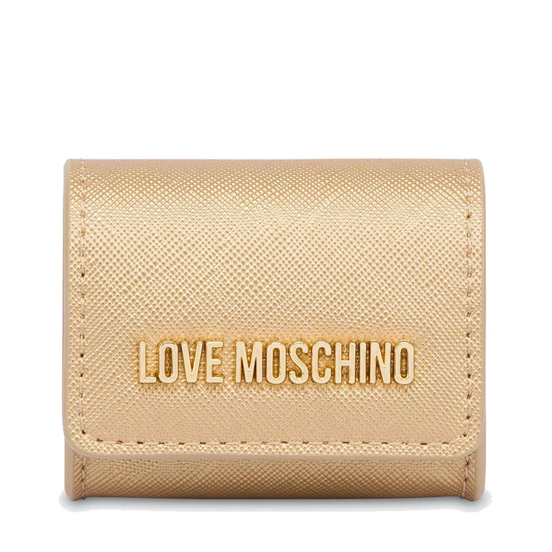 Custodia per AirPods LOVE MOSCHINO linea Gift Capsule color Oro