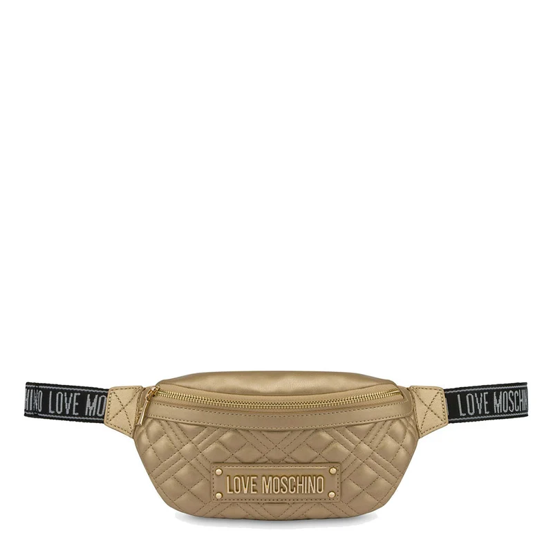 Marsupio LOVE MOSCHINO linea Shiny Quilted Oro JC4003