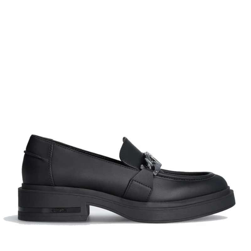 Scarpe Donna LIU JO Gabrielle 23 Mocassino Nero con Catena