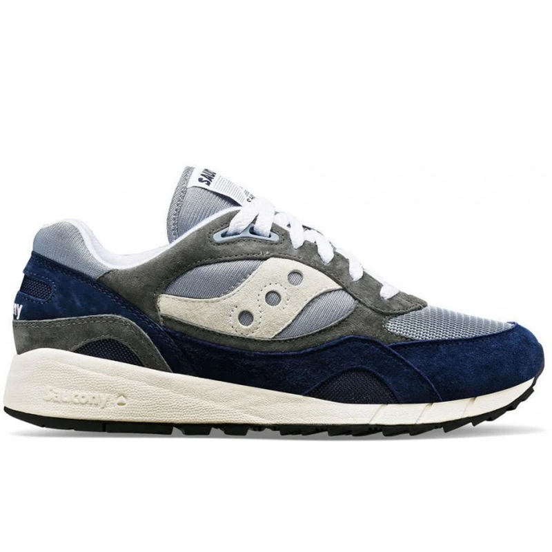 Scarpe Uomo Saucony Sneakers Shadow 6000 Grey - Navy
