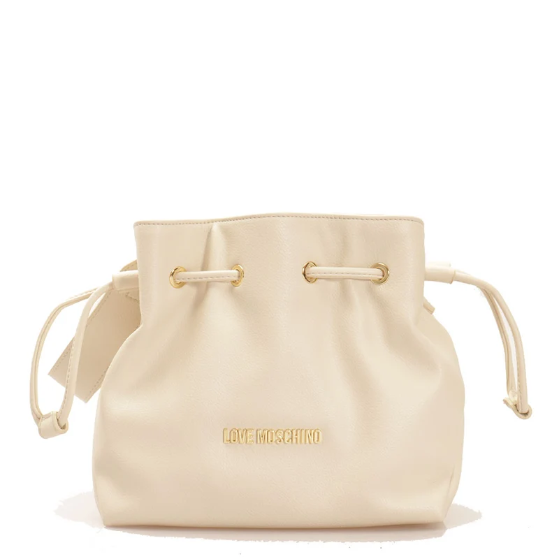 Borsa Donna Secchiello con Mini Pochette LOVE MOSCHINO color Avorio JC4091