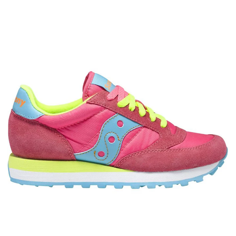 Scarpe Donna Saucony Sneakers Jazz Original Pink -Yellow