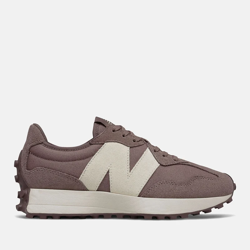 Scarpe Donna NEW BALANCE Sneakers 327 in Suede e Nylon colore Black Fig