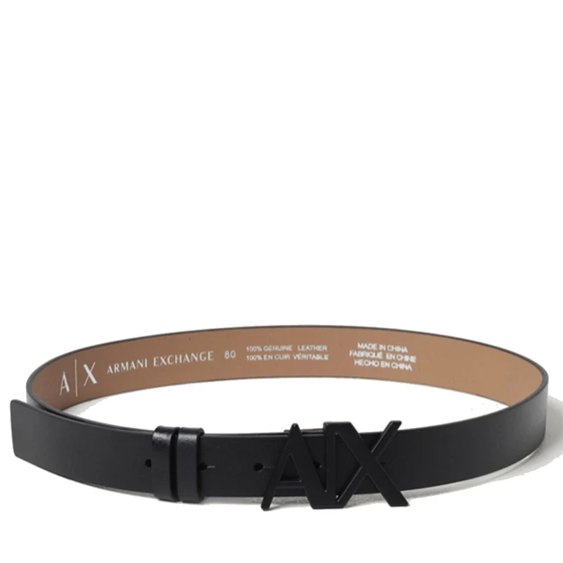 Cintura Donna ARMANI EXCHANGE in Pelle Colore Black