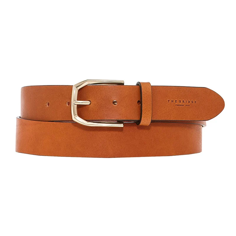 Cintura Uomo 3,5 cm THE BRIDGE linea Brunelleschi in Pelle Marrone 110 cm 0343131R