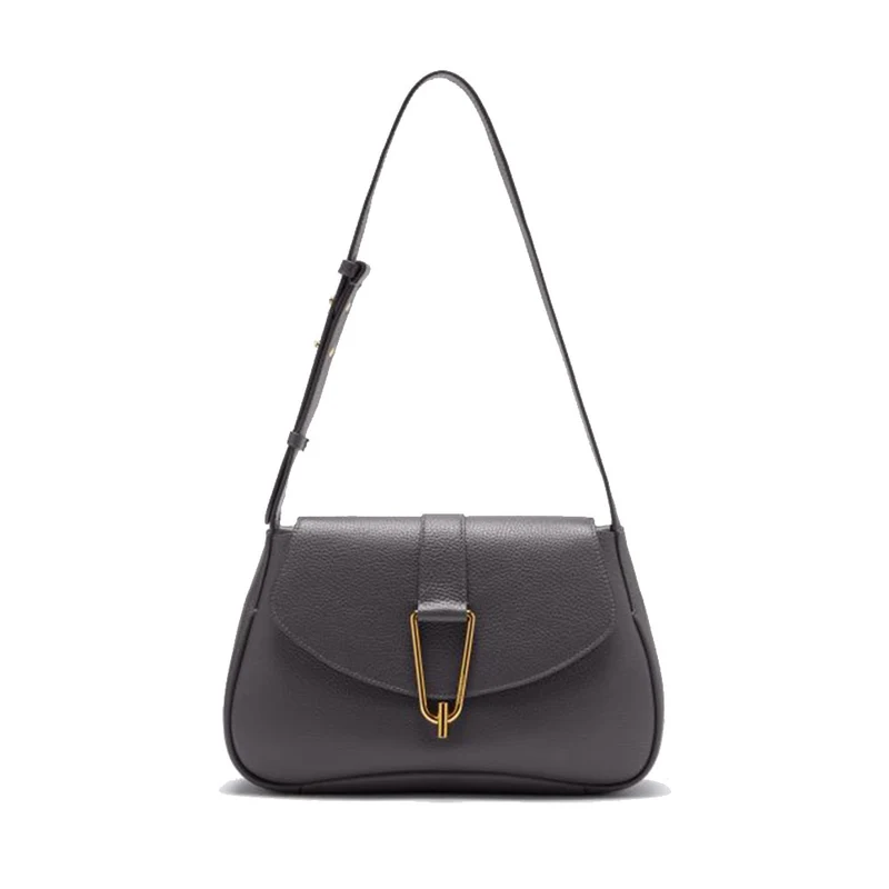 Borsa Donna a Spalla COCCINELLE in Pelle linea Himma colore Ardesia