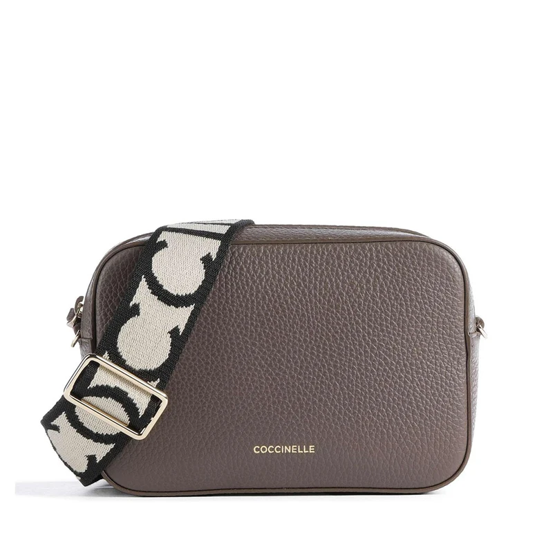 Borsa Donna a Tracolla COCCINELLE Linea Tebe Colore Coffee - E5MN555I101