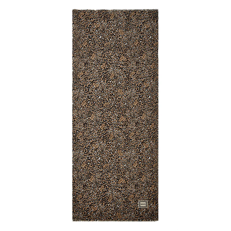 Stola Donna 180 x 70 cm LIU JO in Tessuto con Stampa Animalier 2F3144