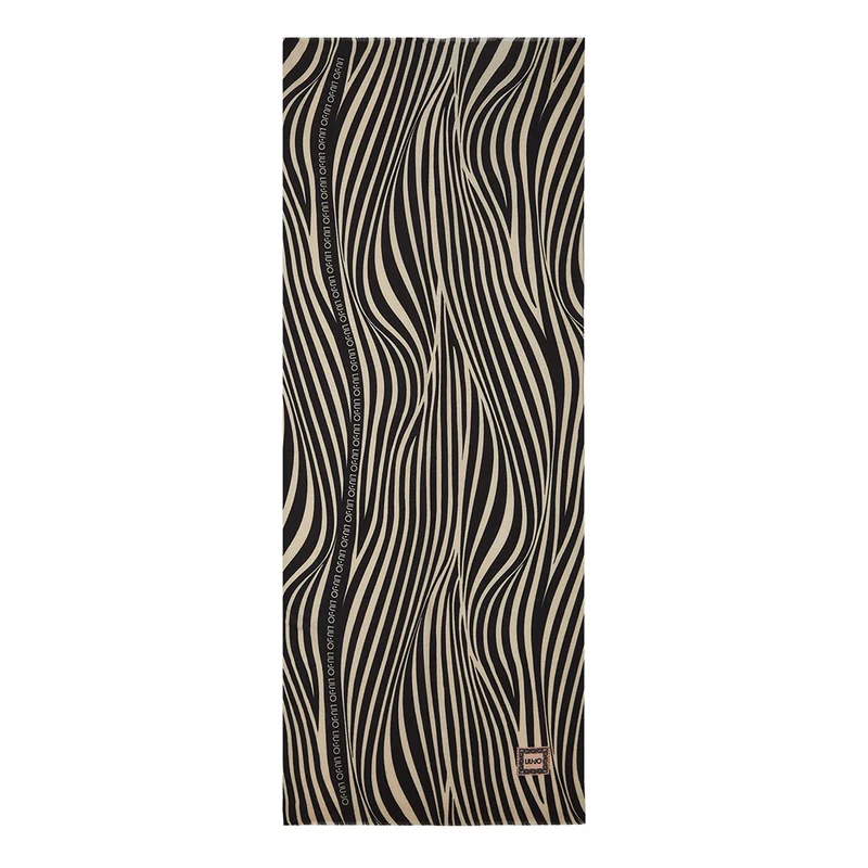 Stola Donna 180 x 70 cm LIU JO in Tessuto con Stampa Zebrata