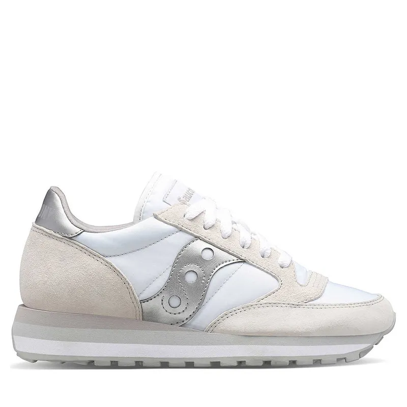 Scarpe Donna Saucony Sneakers Jazz Triple White - Silver
