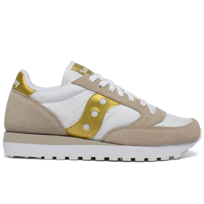 Scarpe Donna Saucony Sneakers Jazz Original White - Gold