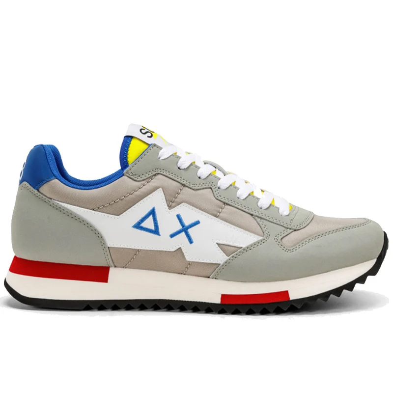 Scarpe Uomo Sun68 Sneakers Niki Solid colore Grigio Chiaro - Z32118