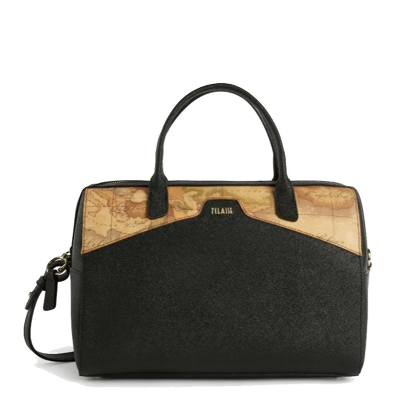 Borsa Donna Bauletto 1A Classe Alviero Martini linea Glam City Nero GV71