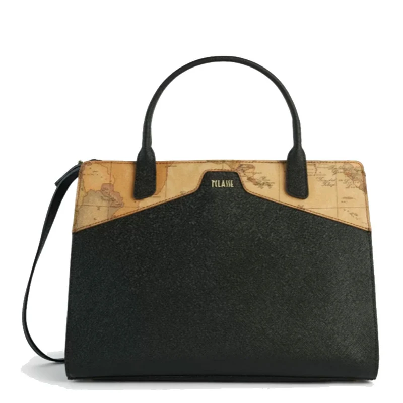 Borsa Donna a Mano Grande 1A Classe Alviero Martini linea Glam City Nero GV67
