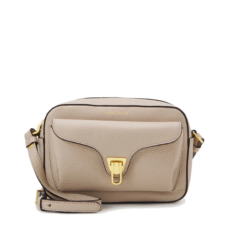 Borsa Donna a Tracolla COCCINELLE in Pelle Powder Pink linea Beat Soft Misura Media