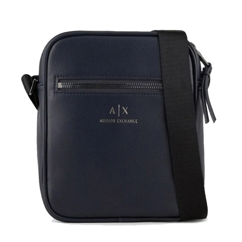Borsello Uomo Armani Exchange Colore Blue Chiuso Con Zip