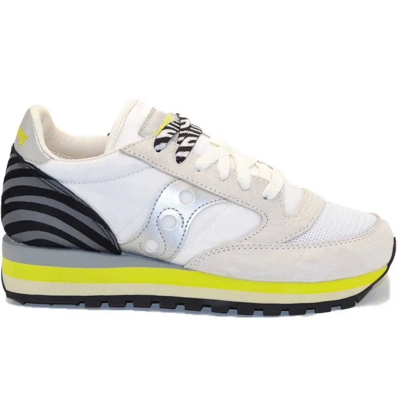 Scarpe Donna Saucony Sneakers Jazz Triple White - Zebra