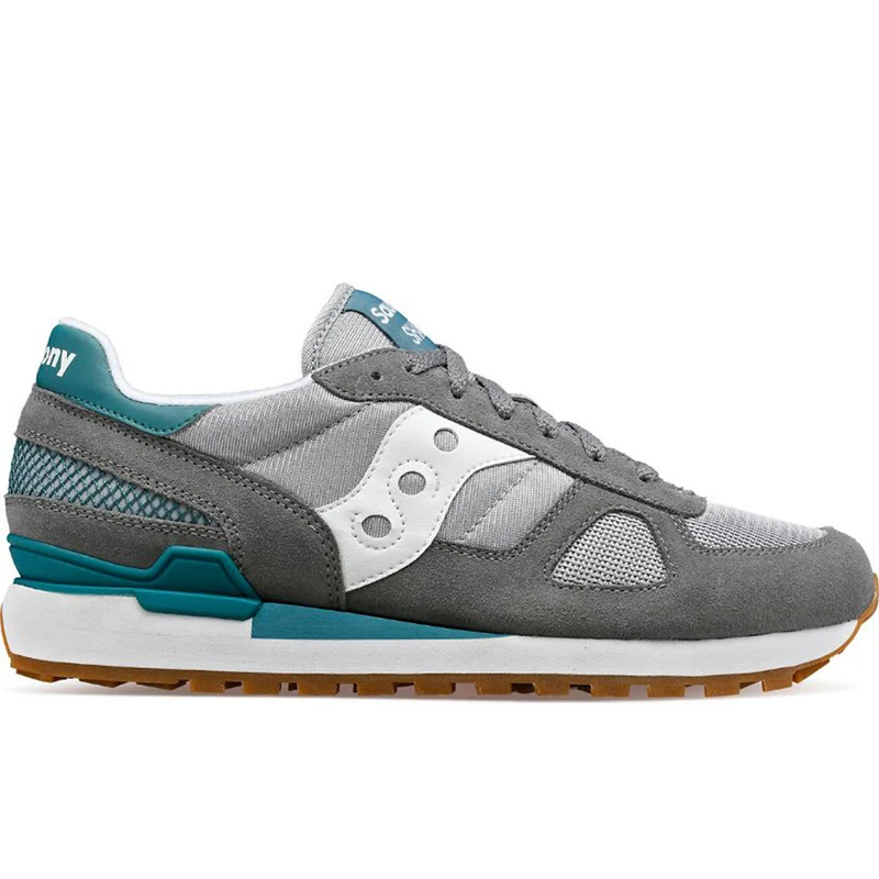 Scarpe Uomo Saucony Sneakers Shadow Original Grey - White