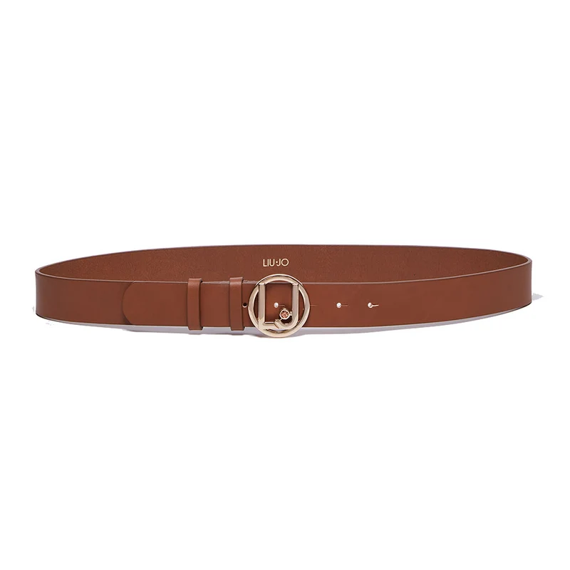 Cintura Donna h 3.5 cm LIU JO in Pelle color Cuoio