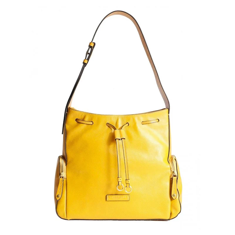 Borsa Donna Hobo THE BRIDGE linea Carlotta in Pelle Gialla 043543BX