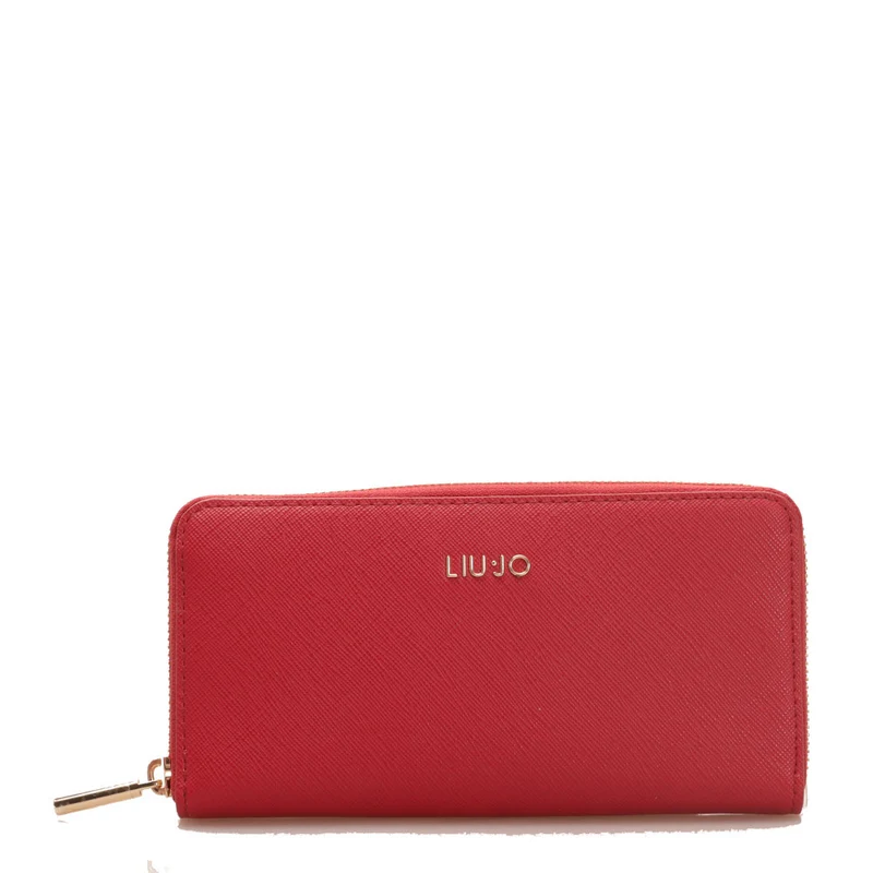 Portafoglio Donna Zip Around LIU JO Ecosostenibile Scarlet Sage NF2215